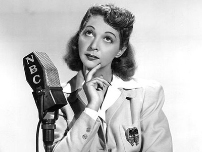 Mary Livingstone of the Jack Benny Show