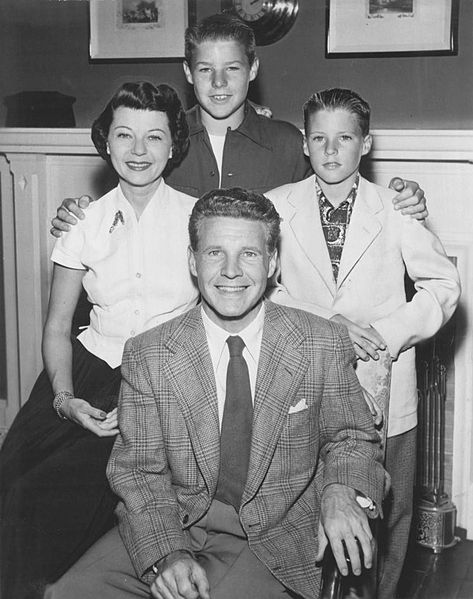 Ozzie and Harriet Nelson Family 1952