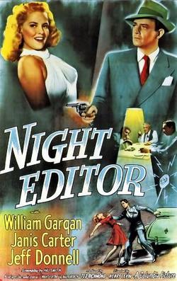 Movie Poster from the movie based on the Night Editor Radio Show